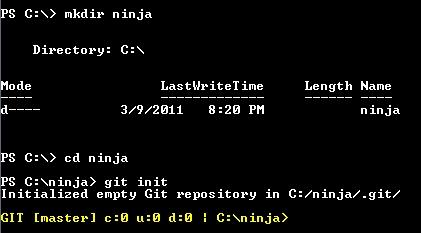 Create Ninja Git Repo