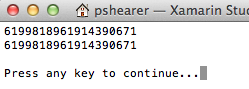 The results of the horrible 'hash' function The results of the horrible 'hash' function