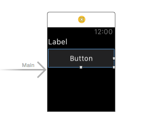 Button and Label on the Storyboard