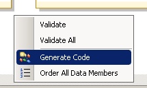 Generate Data Contract Code