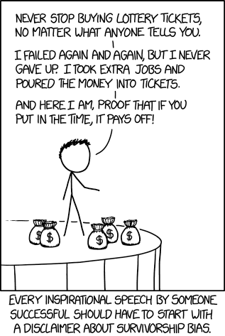 XKCD Survivorship Bias Cartoon