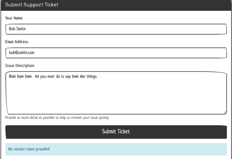 OpenSecret No session token provided