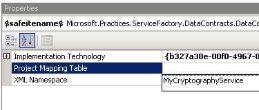 Set the Project Mapping Table