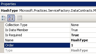 Data Contract Enumeration Properties