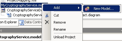 Right Click Add New Model.